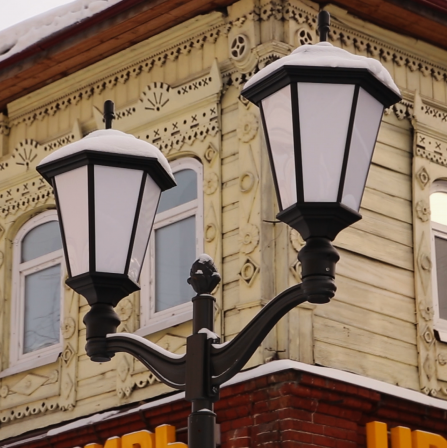 Освещение переулка Плеханова, Томск