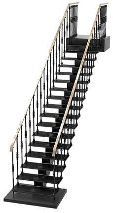 Лестница чугунная маршевая Аутем в наличии и на заказ от компании-производителя АТТЕС
