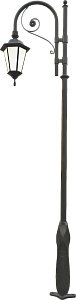 Чугунный фонарный столб Царскосельский в наличии и на заказ от компании-производителя АТТЕС