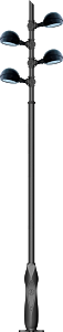 Фонарь чугунный Довиль 4D фото