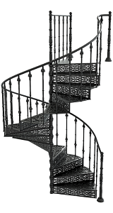 Лестница чугунная Реймс фото