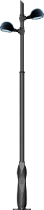 Фонарь чугунный Довиль 2D фото