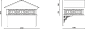 Металлический навесной козырек Амальфи в наличии и на заказ от компании-производителя АТТЕС
, фото №2