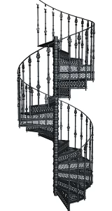 Лестница чугунная Кастилия в наличии и на заказ от компании-производителя АТТЕС