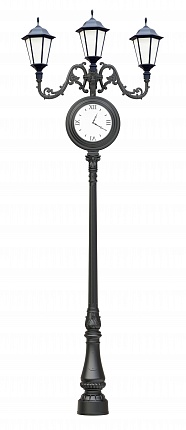 Электронные уличные часы на опоре Триумф в наличии и на заказ от компании-производителя АТТЕС