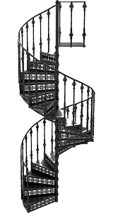 Лестница чугунная Палермо фото