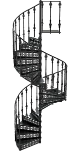 Лестница чугунная Палермо в наличии и на заказ от компании-производителя АТТЕС