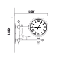 Электронные уличные часы на кронштейне Стрела в наличии и на заказ от компании-производителя АТТЕС
, фото №2