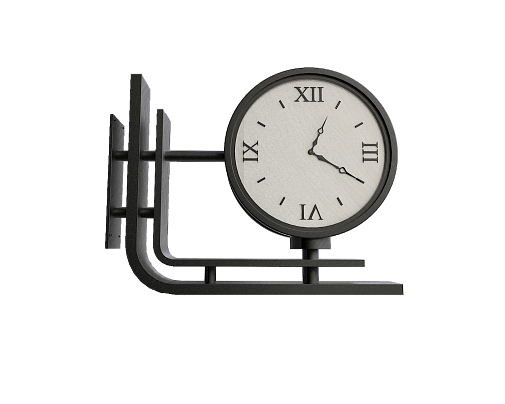 Настенные уличные электронные часы на кронштейне Авангард в наличии и на заказ от компании-производителя АТТЕС
