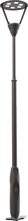 Чугунный фонарный столб Дюна  в наличии и на заказ от компании-производителя АТТЕС