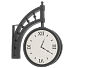 Электронные уличные часы на кронштейне Миг в наличии и на заказ от компании-производителя АТТЕС
, фото №1